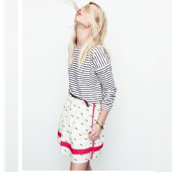 Madewell Dresses & Skirts - Madewell Lightstitch Linen skirt, sz 4